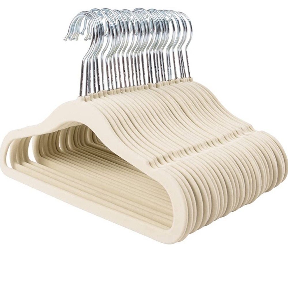 Non-Slip Clothes Hanger for Baby and Kids 30-Pack Velvet Hangers
